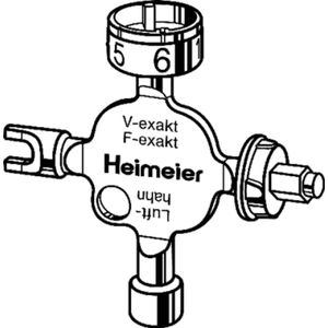Heimeier Universele Sleutel (0530-01.433 - Thermostaat