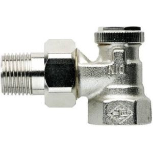 Heimeier voetventiel 1/2 haaks