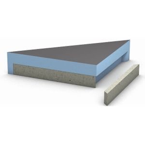 Wedi Sanoasa zitbank hoek (vrijdragend) Hoekbank M - 603x300mm
