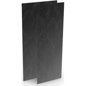 Wedi Top Wall Antraciet-Zwart Natuursteen-look Afm. (lxb) : 2500x1200x6mm