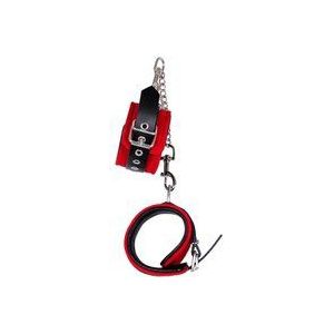 Wild Thing by Zado Suède Bondage Boeien met Verwijderbare Schakelketting