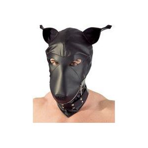 Black Level imitatieleer hondenmasker, zwart (Nero 001)