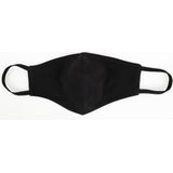 Noir Damesmasker - eenvoudig gezichtsmasker voor vrouwen, 100% katoen, elastische elastieken, ideale pasvorm, zwart, 15 g