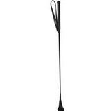 ZADO – 65 cm Lederen ‘Riding Crop’ met Polsband voor de Correctionele Tik – Zwart