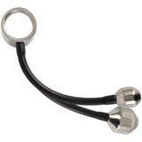 Penisring „Cock ring & Ass plugs“ mit 2 schweren Plug-Gewichten