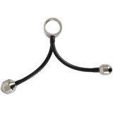 Penisring „Cock ring & Ass plugs“ mit 2 schweren Plug-Gewichten