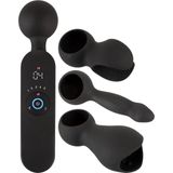 Couples Choice - Oplaadbaar verwarmend massagevibrator (zwart)