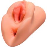 PDX Dubbele Stroker - 2-in-1 Realistische Masturbator (Naturel)