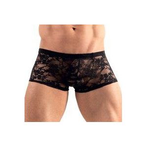Transparente Pants aus floraler Spitze