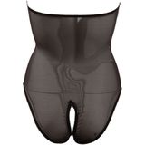 Abierta Fina – Sexy Halternek Body met Open Voorzijde Voor  Avonturen – Maat L – Zwart