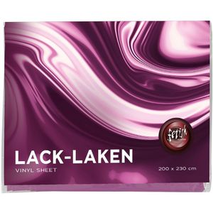 Fetish Lak Laken van Vinyl Glanzend Roze 200x230