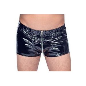 Boxer Briefs aus Lack mit Front-Reißverschluss