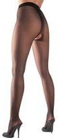 Strumpfhose ouvert mit Satin Sheer-Glanz