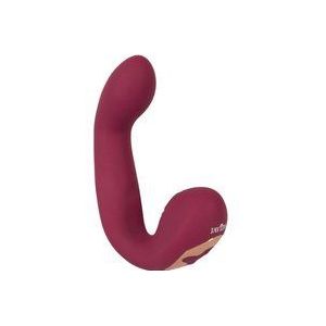 JAVIDA Kloppende G-spot Vibrator - Hotspot Vibrator met 3 Fluisterstille Motoren - Vibrerende Klopfunctie met 10 Standen en TURBO voor Intens Plezier 18 cm