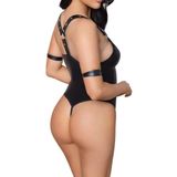 Stringbody ouvert im Mattlook mit Armfessel