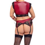 Cottelli BONDAGE Beha set bondage Rood/Zwart