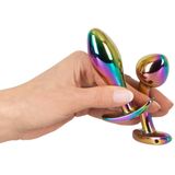 Metalen Buttplug Set - Regenboog kleuren