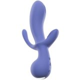 AWAQ.U Vibrator 01 Triple Stimulatie Flexibele Vibrator voor Clitoris G-spot en Anaal - Krachtige Vibraties met 10 Standen - Oplaadbaar en Watervast Ontwerp 22 cm