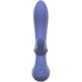 AWAQ.U Vibrator 01 Triple Stimulatie Flexibele Vibrator voor Clitoris G-spot en Anaal - Krachtige Vibraties met 10 Standen - Oplaadbaar en Watervast Ontwerp 22 cm