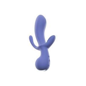 AWAQ.U Vibrator 01 Triple Stimulatie Flexibele Vibrator voor Clitoris G-spot en Anaal - Krachtige Vibraties met 10 Standen - Oplaadbaar en Watervast Ontwerp 22 cm