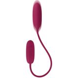 Doppel-Vibrobullet „RC Shaking & Vibrating Love Egg Duo“ verbunden mit 31-cm-Silikonband