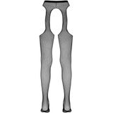 Netzstrumpfhose ouvert in Strapsgurt-Optik
