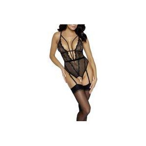 Stringbody aus Spitze und Powernet