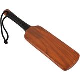 Leather spanking paddle