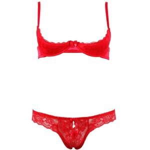 Half Cup Setje Rood