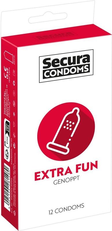 Secura Extra Fun Condooms - 12 Stuks