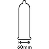 Secura - XXL-condoom - 60mm - 100 stuks - Anatomisch Vormgegeven - Natuurlijke Latex