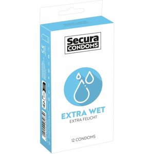 Secura Extra Wet Condooms - 12 Stuks