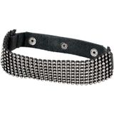 Bad Kitty – Sprankelende Halsband Voor de Stijlvolle Slaaf Verstelbaar - Zwart