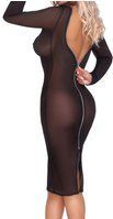 Kleid aus weichem Powernet, knieumspielende Länge