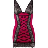 Cottelli LINGERIE Jurk S Zwart/Rood