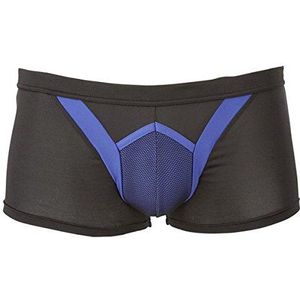 Svenjoyment Heren broek - boxershorts voor mannen met push-up inzetstukken, sexy ondergoed met stretch-gat, zwart