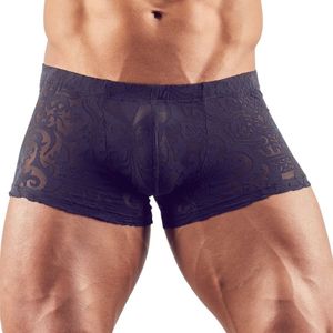 Svenjoyment Svenjoyment Boxershorts voor heren, transparant, optisch effect, boxershorts voor heren (1 stuk), zwart.