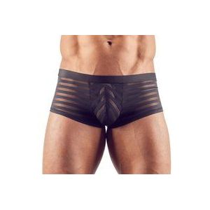 Zwarte Semi-transparante Herenshort