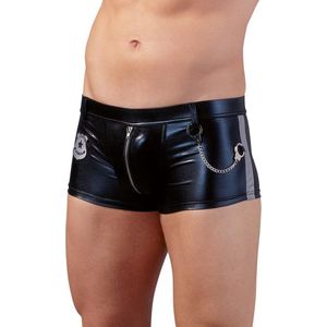 Svenjoyment Heren Pants Boxer Shorts Politie Zwart S