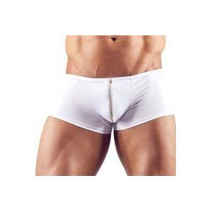 Svenjoyment Witte Boxer met Rits - M