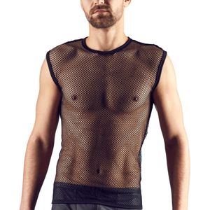 Ärmelloses Shirt aus grobem Netz, M/L - SALE