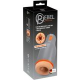 Rebel Glans Masturbator Super Squeeze Eikel Masturbator - Innovatief Ontwerp met Afzonderlijk Aan te Sturen Functies en 7 Vibratiestanden 21 cm
