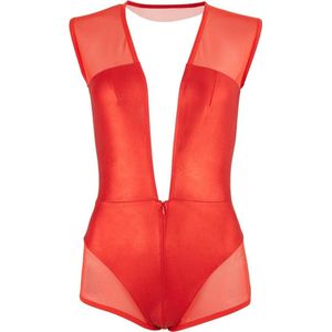 Cottelli Collection wetlook body rood, rood (Rosso 001), M