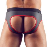 Svenjoyment Jockstrap herenslip, zwart/rood, maat L, zwart/rood, L