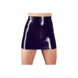 The Latex Collection Dames 29000331051 Latex Mini Rock, X-Large, zwart (Nero 001), No Aplica (maat fabrikant