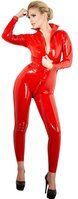 Catsuit aus Latex mit Zip