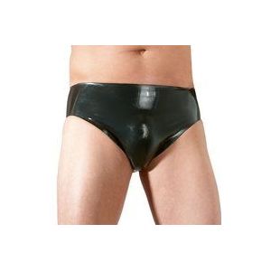 Slip aus Latex mit Anal-Dildo