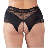 Spitzenslip ouvert mit Perlenkette im Schritt, 3XL - SALE