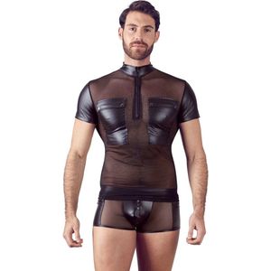 NEK Licht Transparante Shirt met Wetlook Achterkant