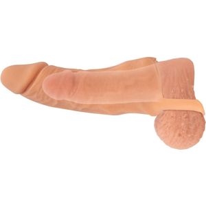 Nature Skin 2 In 1 Masturbator Penis Sleeve 19 cm